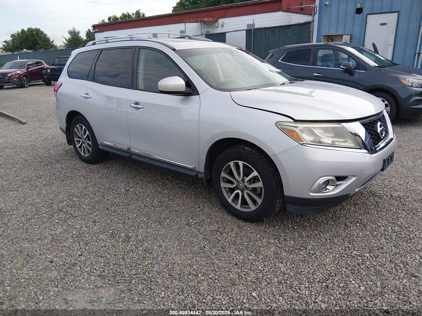 2013 Nissan Pathfinder VIN 5N1AR2MM2DC665419 IAAI salvage auction — NORMAL WEAR, Original (Kentucky), sold $850 on 2026-09-11 (photo 1)
