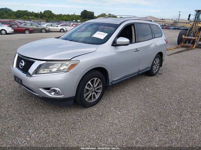2013 Nissan Pathfinder VIN 5N1AR2MM2DC665419 IAAI salvage auction — NORMAL WEAR, Original (Kentucky), sold $850 on 2026-09-11 (photo 2)