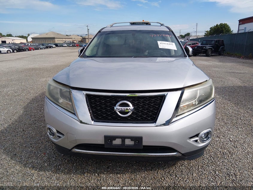 2013 Nissan Pathfinder VIN 5N1AR2MM2DC665419 IAAI salvage auction — NORMAL WEAR, Original (Kentucky), sold $850 on 2026-09-11 (photo 6)