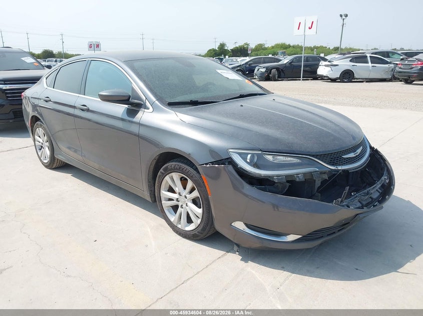 2016 Chrysler 200 VIN 1C3CCCAB6GN113510 IAAI salvage auction — Front End, Clear, sold $1,075 on 2026-10-19 (photo 1)