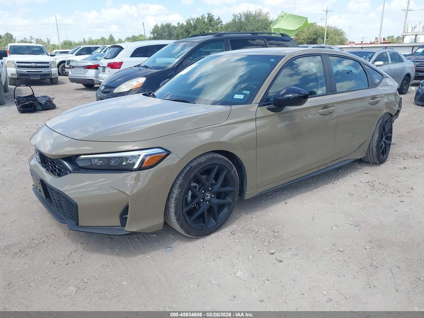 2026 Honda Civic VIN 19XFL2H82TE012783 IAAI salvage auction — REAR END, Salvage Title, sold $17,500 on 2026-08-26 (photo 2)