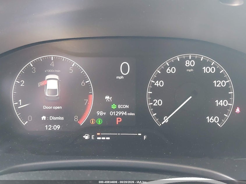 2026 Honda Civic VIN 19XFL2H82TE012783 IAAI salvage auction — REAR END, Salvage Title, sold $17,500 on 2026-08-26 (photo 7)