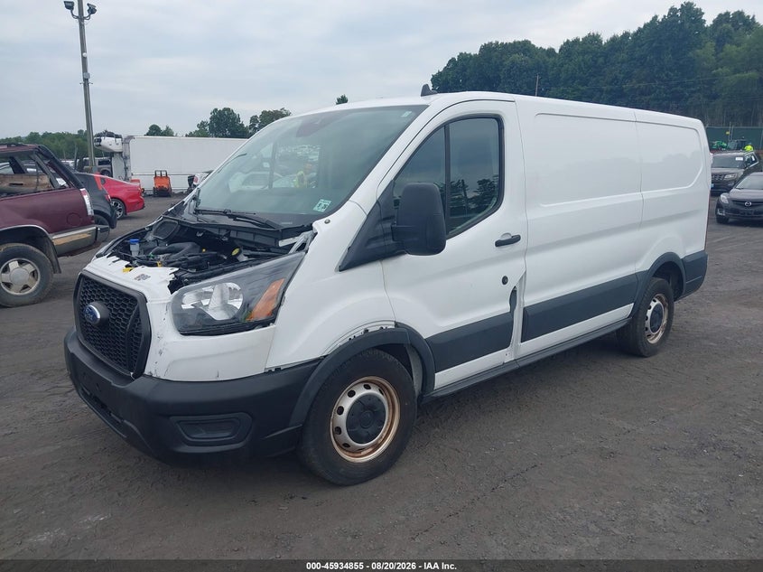 2021 Ford Transit 150 VIN 1FTYE1Y84MKA73595 IAAI salvage auction — FRONT END, Salvage (Pennsylvania), sold $9,800 on 2026-09-01 (photo 2)