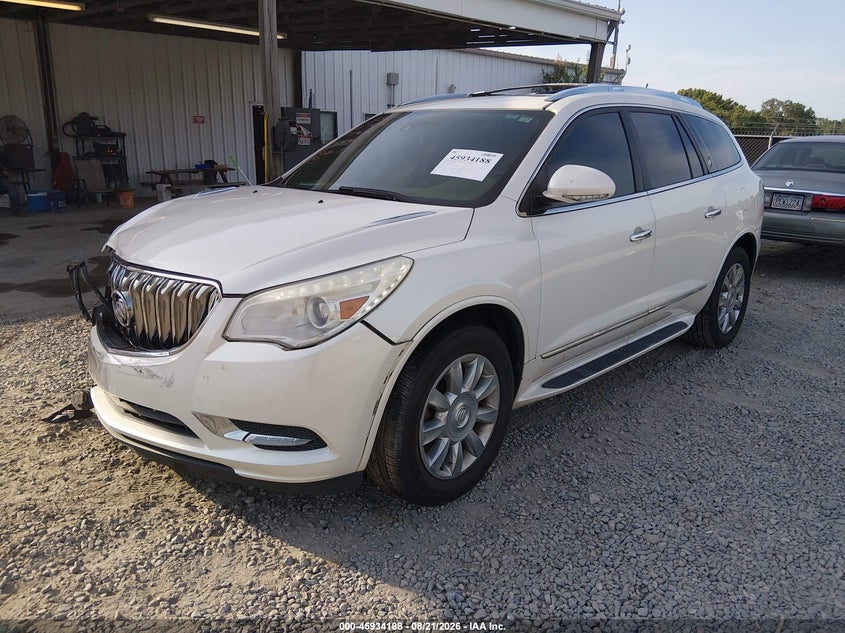 2015 Buick Enclave VIN 5GAKRCKD6FJ216763 IAAI salvage auction — FRONT END, Salvage Title, sold $25 on 2026-10-07 (photo 2)