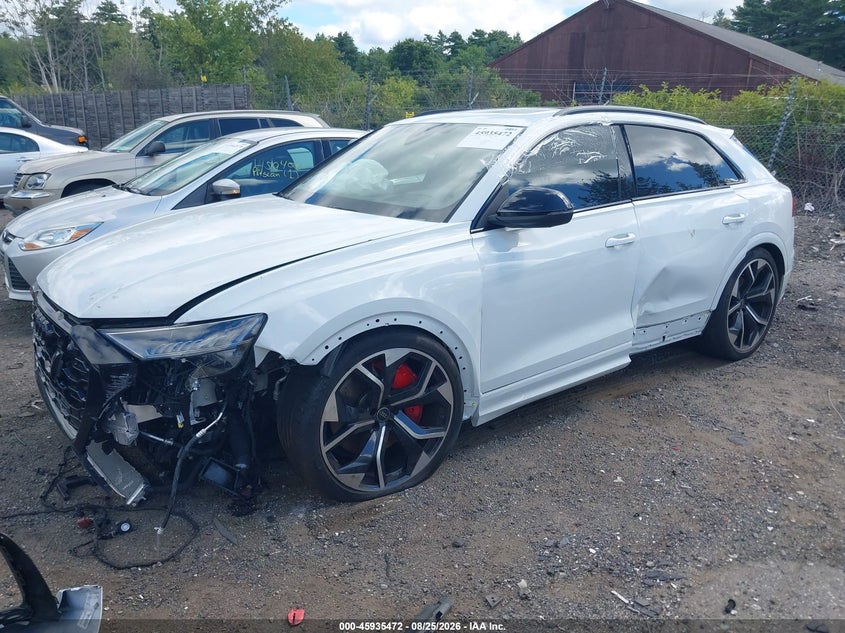 2024 Audi Rs q8 VIN WU1ARBF18RD014128 IAAI salvage auction — FRONT END, Salvage (Massachusetts), sold $44,500 on 2026-09-28 (photo 2)