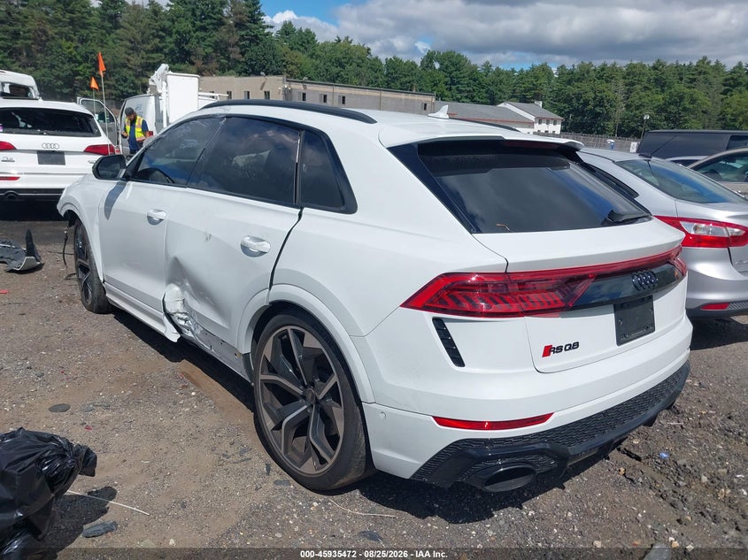 2024 Audi Rs q8 VIN WU1ARBF18RD014128 IAAI salvage auction — FRONT END, Salvage (Massachusetts), sold $44,500 on 2026-09-28 (photo 3)