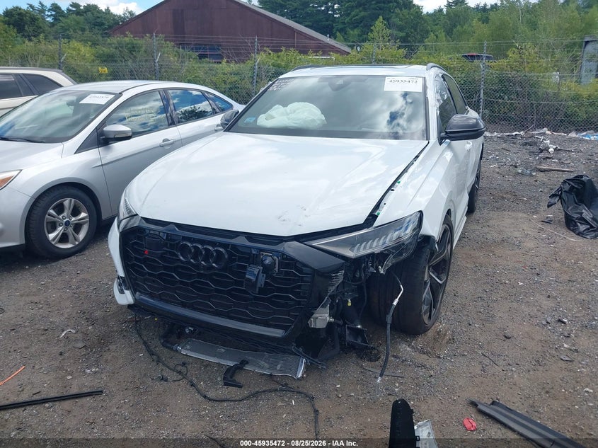 2024 Audi Rs q8 VIN WU1ARBF18RD014128 IAAI salvage auction — FRONT END, Salvage (Massachusetts), sold $44,500 on 2026-09-28 (photo 6)