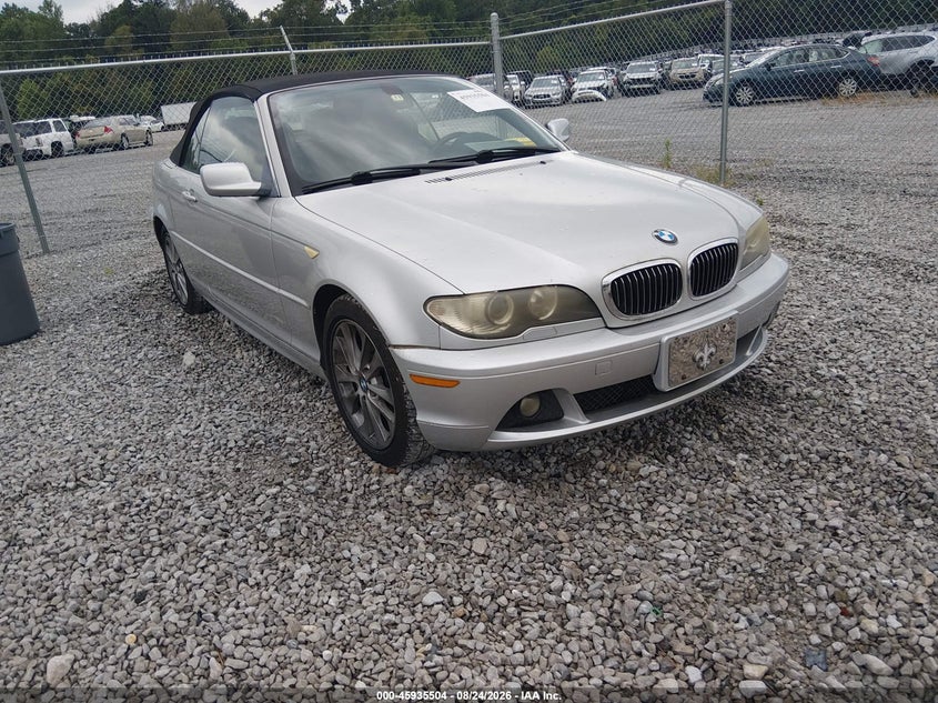 2005 BMW 3 series VIN WBABW53425PL52916 IAAI salvage auction — NORMAL WEAR, Clear (Alabama), sold $1,450 on 2026-09-06 (photo 1)