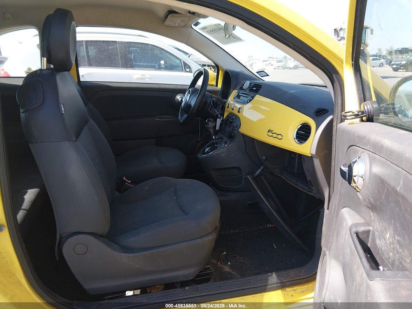 2012 Fiat 500 VIN 3C3CFFAR5CT127446 IAAI salvage auction — FRONT END, Salvage Title, sold $625 on 2026-09-22 (photo 5)