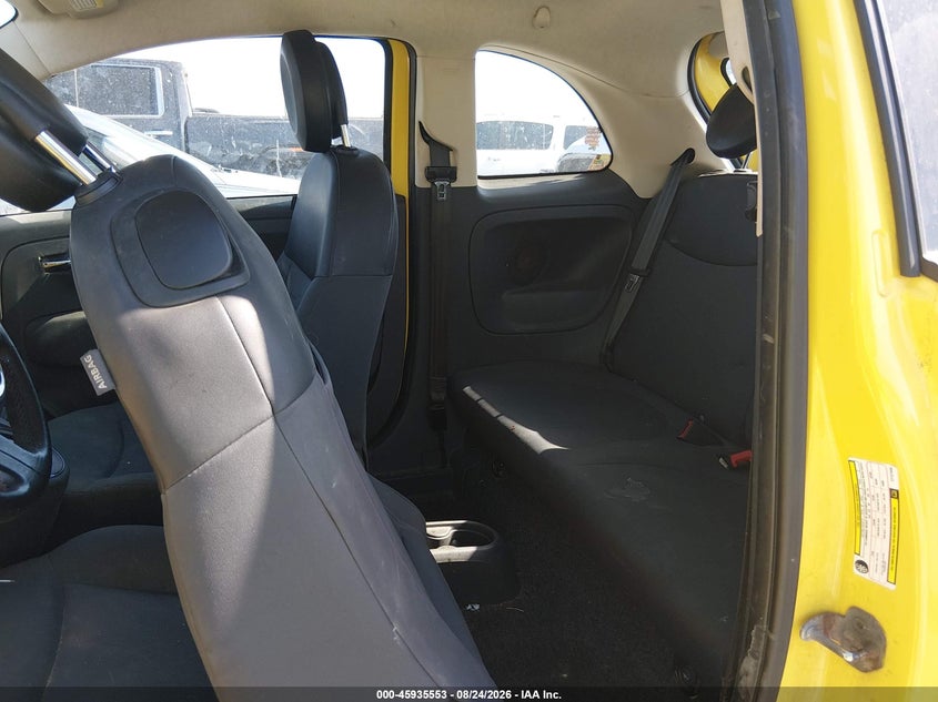 2012 Fiat 500 VIN 3C3CFFAR5CT127446 IAAI salvage auction — FRONT END, Salvage Title, sold $625 on 2026-09-22 (photo 8)