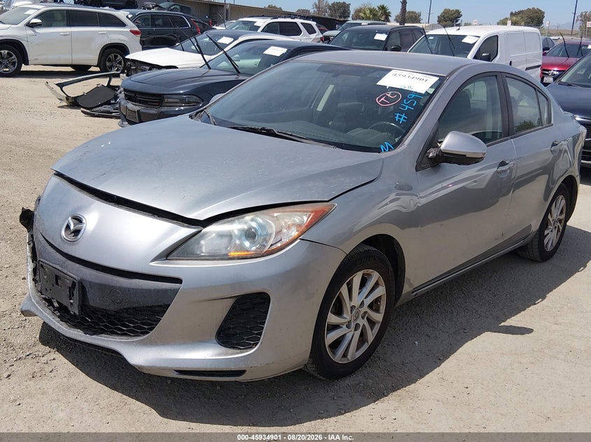 2012 Mazda 3 VIN JM1BL1V8XC1670383 IAAI salvage auction — FRONT END, Salvage (California), sold $1,075 on 2026-09-10 (photo 2)