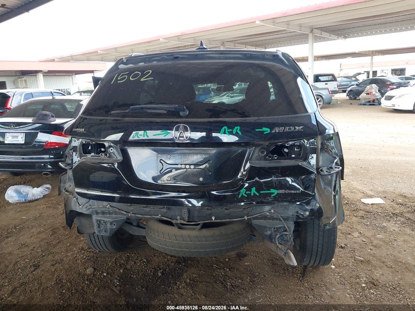 2015 Acura Mdx VIN 5FRYD4H41FB022622 IAAI salvage auction — REAR END, Salvage (Arizona), sold $3,400 on 2026-09-06 (photo 6)