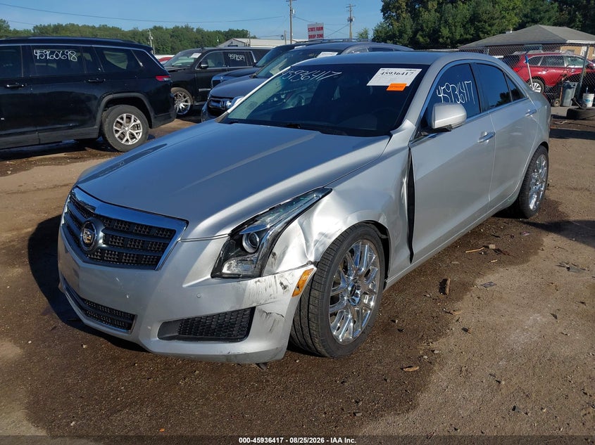 2013 Cadillac Ats VIN 1G6AB5R35D0110639 IAAI salvage auction — LEFT FRONT, Clear (Indiana), sold $1,450 on 2026-09-17 (photo 6)