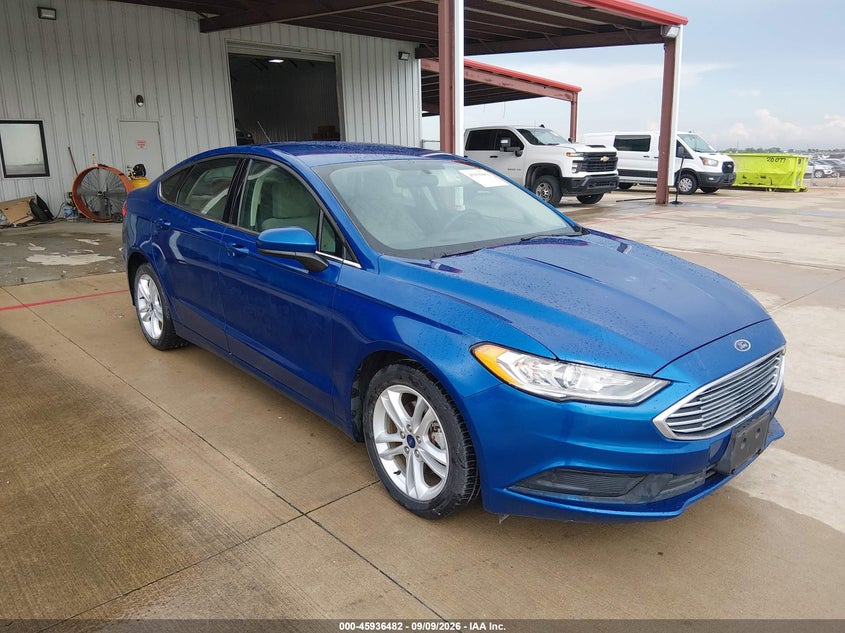 2018 Ford Fusion VIN 3FA6P0UU3JR279082 — IAAI salvage auction photo