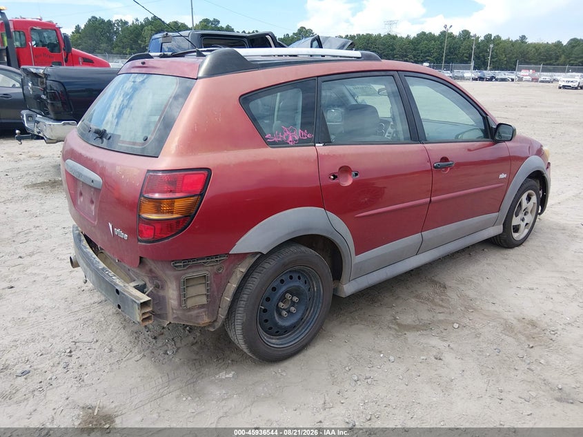 2004 Pontiac Vibe VIN 5Y2SL62854Z428699 IAAI salvage auction — REAR END, Salvage (Georgia), sold $600 on 2026-09-25 (photo 4)