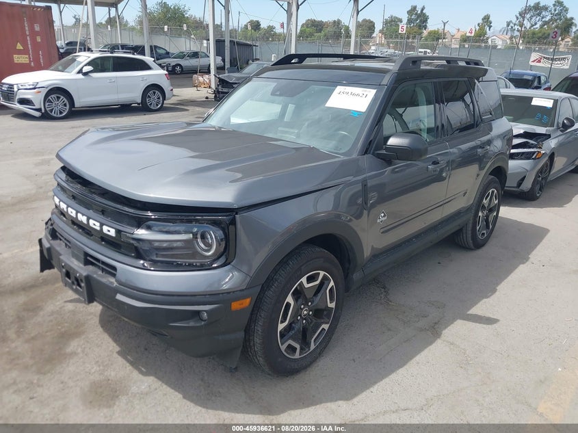 2024 Ford Bronco sport VIN 3FMCR9C63RRF65715 IAAI salvage auction — RIGHT SIDE, Salvage Title, sold $7,800 on 2026-09-21 (photo 2)