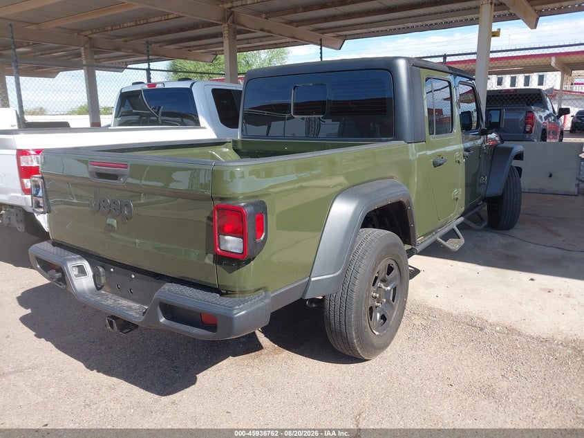 2024 Jeep Gladiator VIN 1C6HJTAG0RL106691 IAAI salvage auction — NORMAL WEAR, Salvage Title, sold $22,000 on 2026-09-13 (photo 4)