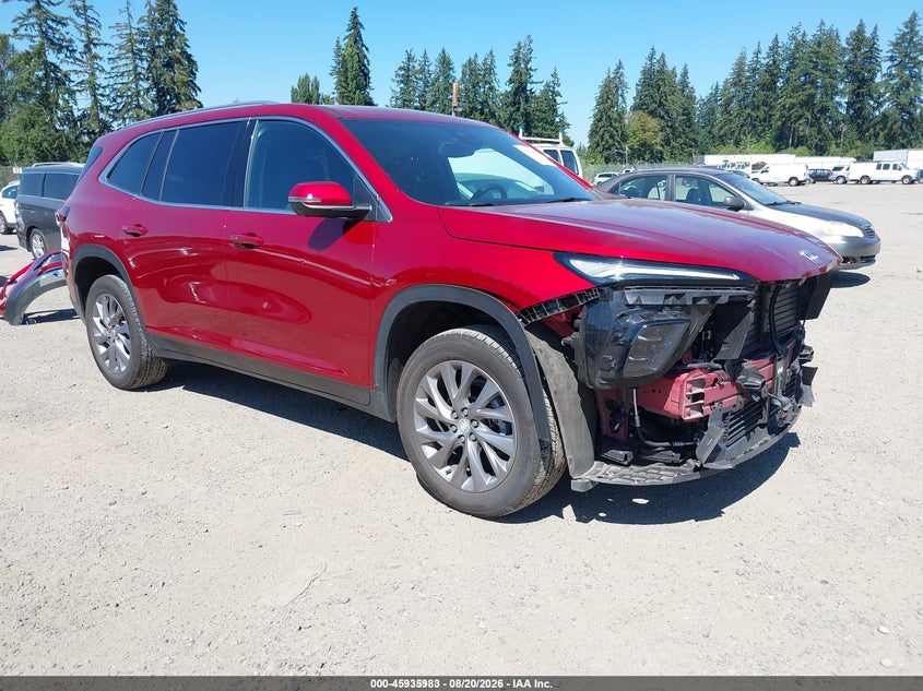 2025 Buick Enclave VIN 5GAEVARS7SJ264624 IAAI salvage auction — FRONT END, Enterprise Vehicles Clear Only (Washington), sold $15,600 on 2026-08-23 (photo 1)