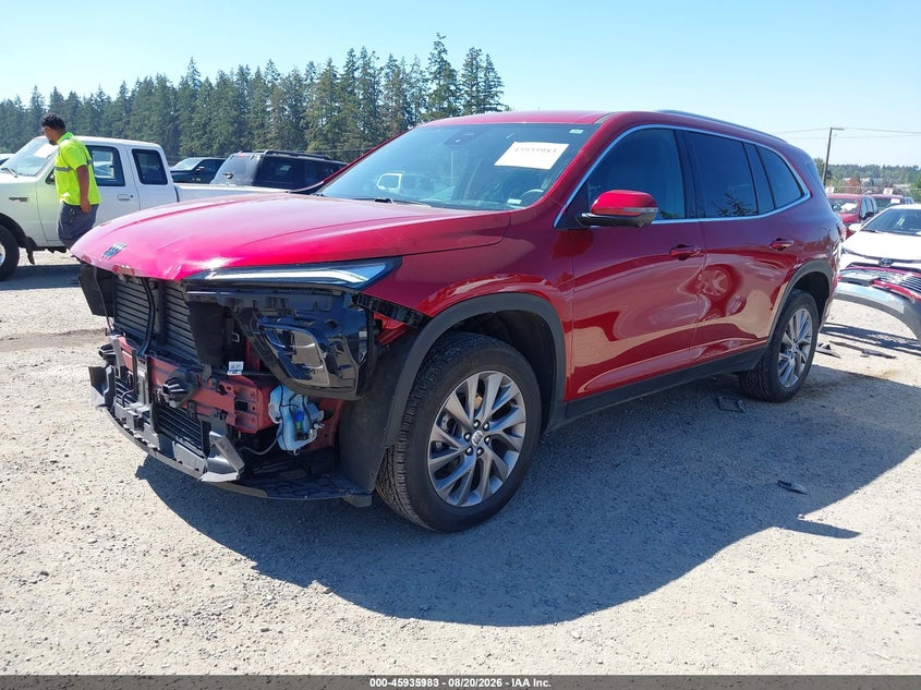 2025 Buick Enclave VIN 5GAEVARS7SJ264624 IAAI salvage auction — FRONT END, Enterprise Vehicles Clear Only (Washington), sold $15,600 on 2026-08-23 (photo 2)