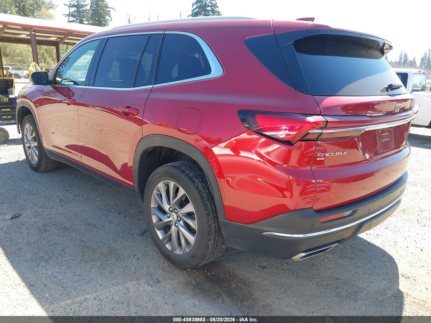 2025 Buick Enclave VIN 5GAEVARS7SJ264624 IAAI salvage auction — FRONT END, Enterprise Vehicles Clear Only (Washington), sold $15,600 on 2026-08-23 (photo 3)