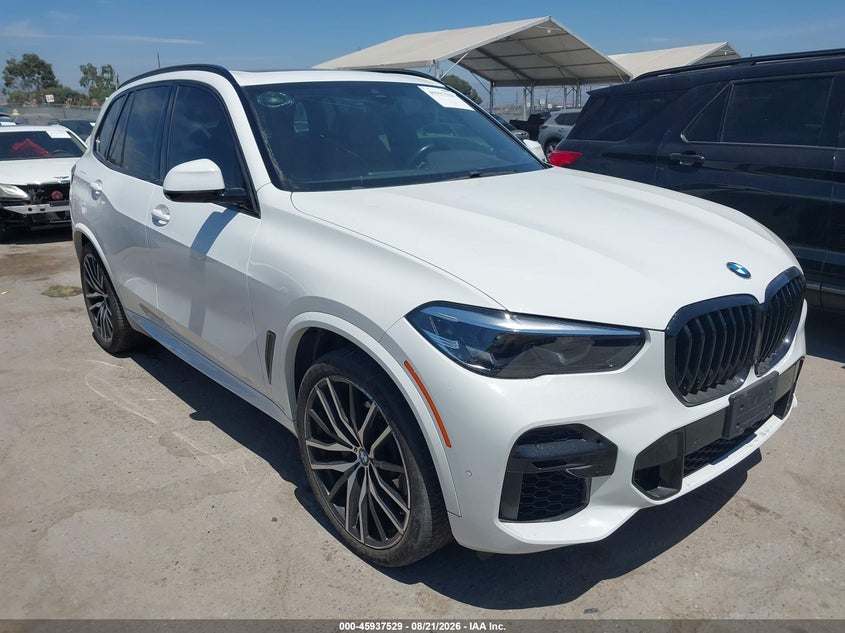 2022 BMW X5 VIN 5UXCR4C04N9J13263 — IAAI salvage auction photo