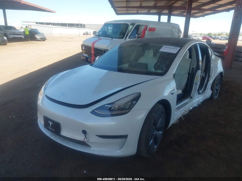 2019 Tesla Model 3 VIN 5YJ3E1EB0KF213601 IAAI salvage auction — NORMAL WEAR, Clear-Dealer Only (Arizona), sold $10,350 on 2026-09-01 (photo 2)
