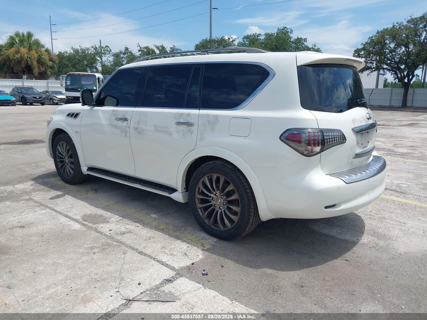 2015 Infiniti Qx80 VIN JN8AZ2NE2F9082428 IAAI salvage auction — THEFT, Wait Title, sold $3,150 on 2026-10-09 (photo 3)