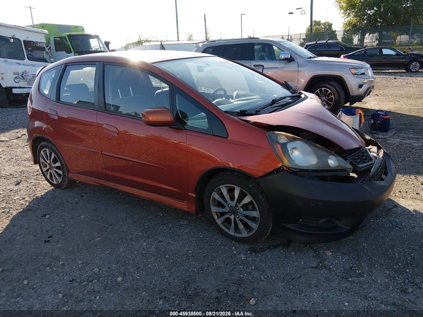 2012 Honda Fit VIN JHMGE8H57CC012744 IAAI salvage auction — FRONT END, Salvage Title, sold $1,200 on 2026-10-05 (photo 1)