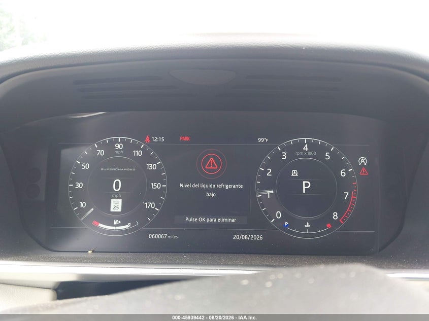 2018 Land rover Range rover sport VIN SALWR2RE4JA809547 IAAI salvage auction — NORMAL WEAR, Clear (Maryland), sold $16,300 on 2026-08-26 (photo 7)