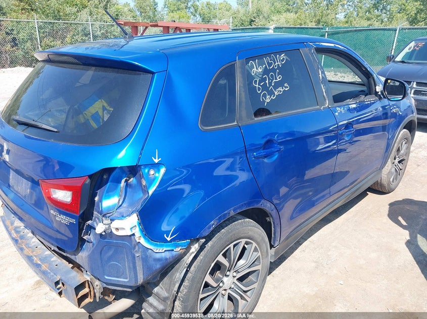 2016 Mitsubishi Outlander VIN JA4AP3AU5GZ029755 IAAI salvage auction — REAR END, Wait Title, sold $1,050 on 2026-10-03 (photo 4)