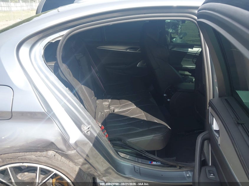 2020 BMW M5 VIN WBSJF0C08LB448826 IAAI salvage auction — FRONT & REAR, Salvage Title, sold $21,800 on 2026-10-12 (photo 8)