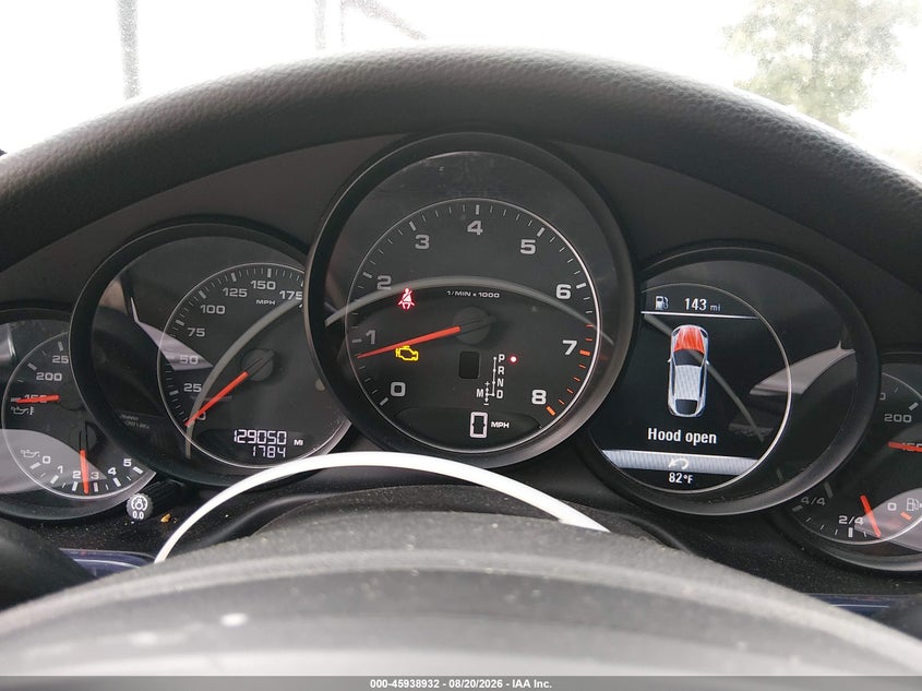 2016 Porsche Panamera VIN WP0AA2A71GL001661 IAAI salvage auction — FRONT END, Original (Texas), sold $8,900 on 2026-08-29 (photo 7)