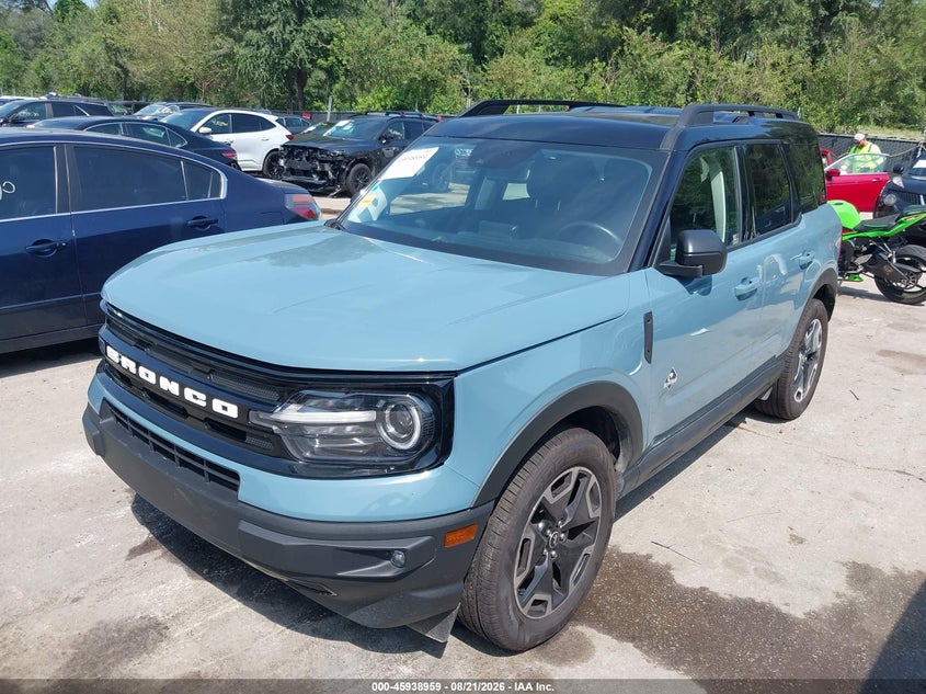 2021 Ford Bronco sport VIN 3FMCR9C60MRA73703 IAAI salvage auction — REAR END, Salvage (Kansas), sold $9,600 on 2026-09-23 (photo 2)