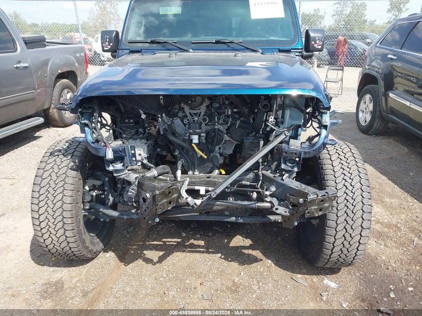 2025 Jeep Gladiator VIN 1C6PJTAG7SL513280 IAAI salvage auction — FRONT END, Salvage Title, sold $9,800 on 2026-09-24 (photo 6)