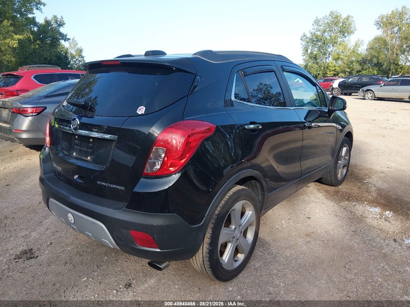 2015 Buick Encore VIN KL4CJCSB7FB268514 IAAI salvage auction — LEFT FRONT, Wait Title, sold $825 on 2026-09-06 (photo 4)