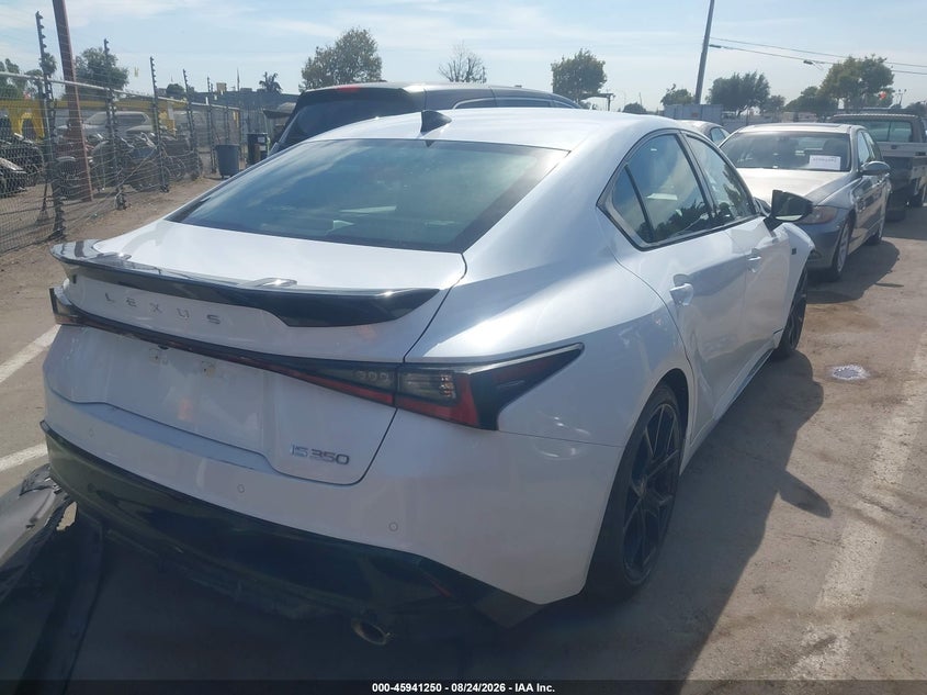 2026 Lexus IS 350 VIN JTHGZ1B27T5099561 IAAI salvage auction — FRONT END, Salvage (California), sold $22,350 on 2026-10-06 (photo 4)