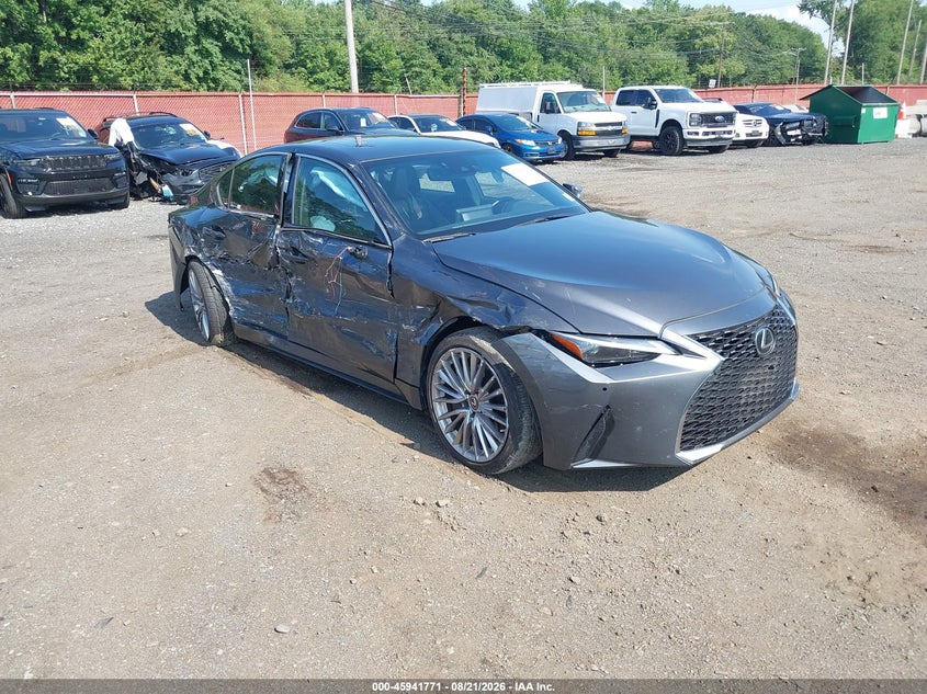 2022 Lexus Is VIN JTHD81F2XN5048753 — IAAI salvage auction photo
