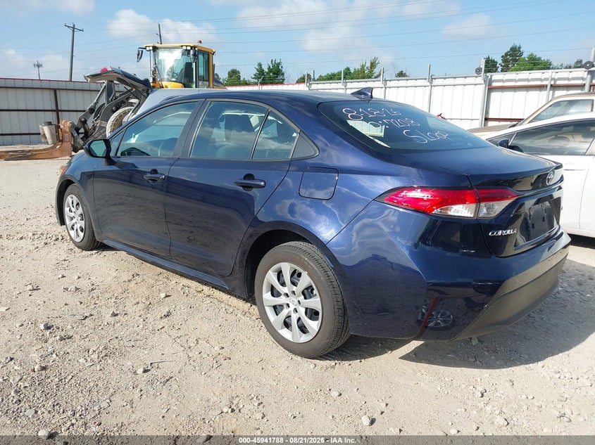 2025 Toyota Corolla VIN 5YFB4MDE1SP287769 IAAI salvage auction — SIDE, Enterprise Vehicles Clear Only (Texas), sold $10,600 on 2026-08-26 (photo 3)