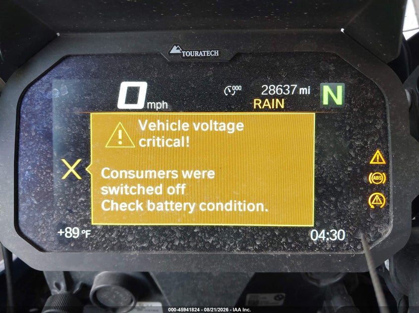 2024 BMW R 1250 VIN WB10M130XR6K03734 IAAI salvage auction — ALL OVER, Salvage Title, sold $9,350 on 2026-09-15 (photo 7)