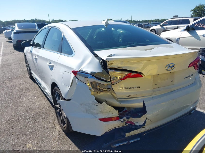 2017 Hyundai Sonata VIN 5NPE34AB5HH531116 IAAI salvage auction — FRONT & REAR, Salvage Title, sold $1,000 on 2026-09-30 (photo 6)