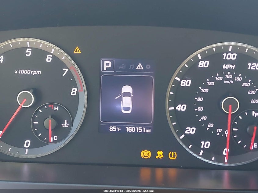 2017 Hyundai Sonata VIN 5NPE34AB5HH531116 IAAI salvage auction — FRONT & REAR, Salvage Title, sold $1,000 on 2026-09-30 (photo 7)