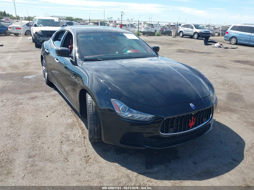 2015 Maserati Ghibli VIN ZAM57RTA4F1157006 IAAI salvage auction — SIDE, Salvage (California), sold $0 on 2026-09-26 (photo 1)