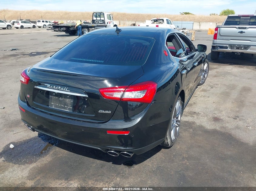 2015 Maserati Ghibli VIN ZAM57RTA4F1157006 IAAI salvage auction — SIDE, Salvage (California), sold $0 on 2026-09-26 (photo 4)