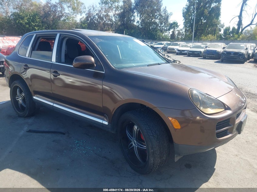 2004 Porsche Cayenne VIN WP1AB29P14LA77179 IAAI salvage auction — LEFT SIDE, Salvage (California), sold $750 on 2026-09-12 (photo 1)