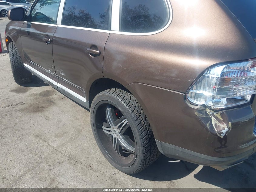2004 Porsche Cayenne VIN WP1AB29P14LA77179 IAAI salvage auction — LEFT SIDE, Salvage (California), sold $750 on 2026-09-12 (photo 6)