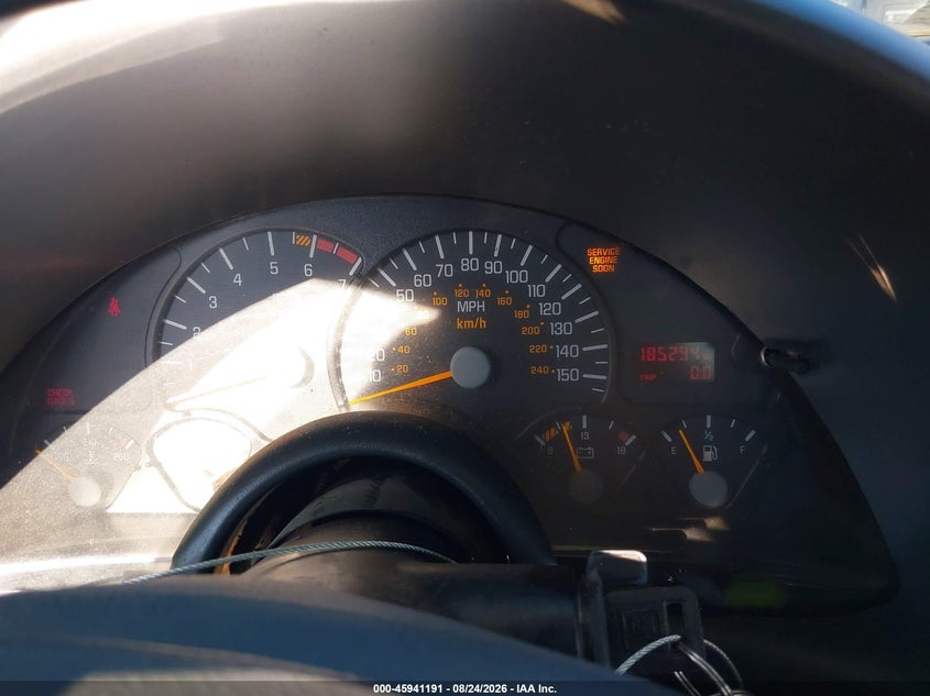 1998 Pontiac Firebird VIN 2G2FV22G4W2215703 IAAI salvage auction — NORMAL WEAR, Clear (Virginia), sold $1,300 on 2026-08-26 (photo 7)