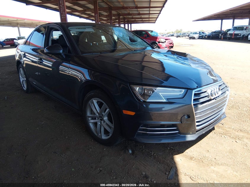 2017 Audi A4 VIN WAUGNAF40HN016470 IAAI salvage auction — FRONT END, Salvage Title, sold $1,675 on 2026-10-09 (photo 1)