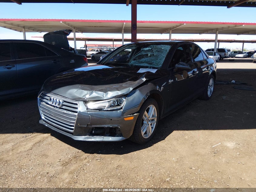 2017 Audi A4 VIN WAUGNAF40HN016470 IAAI salvage auction — FRONT END, Salvage Title, sold $1,675 on 2026-10-09 (photo 2)