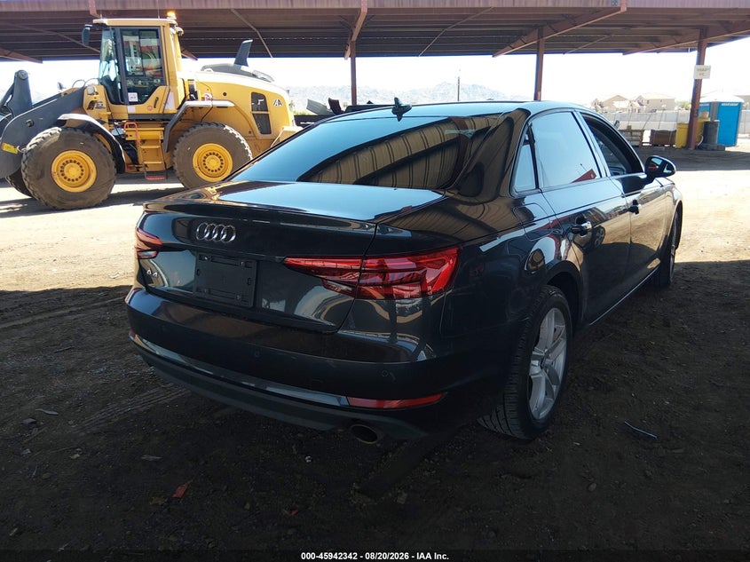 2017 Audi A4 VIN WAUGNAF40HN016470 IAAI salvage auction — FRONT END, Salvage Title, sold $1,675 on 2026-10-09 (photo 4)