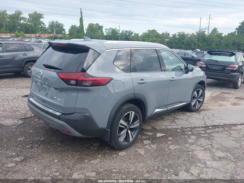2021 Nissan Rogue VIN 5N1AT3CB3MC702761 IAAI salvage auction — LEFT SIDE, Salvage (Pennsylvania), sold $9,025 on 2026-09-25 (photo 4)